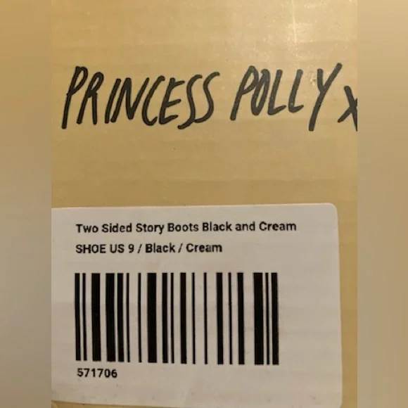 Princess Polly 2 Sided Bootie- worn once - Picture 4 of 4